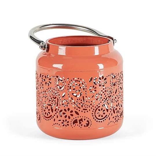 Terracotta Cut-Out Metal Lantern AH-119 Moradabad